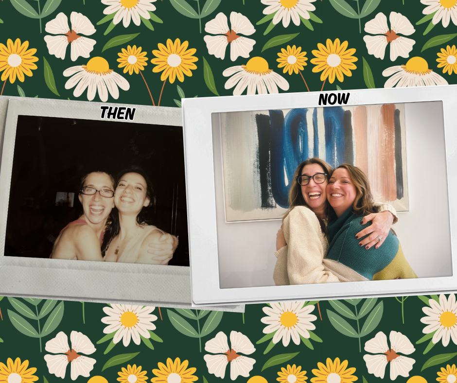 Then and Now pictures of Ally and Kristal