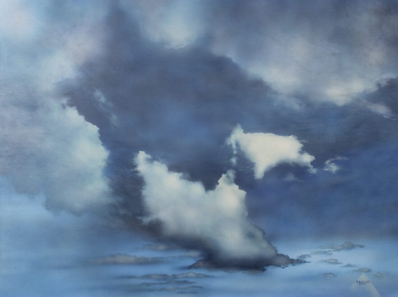 Cloud Painting for Art Exhibit
